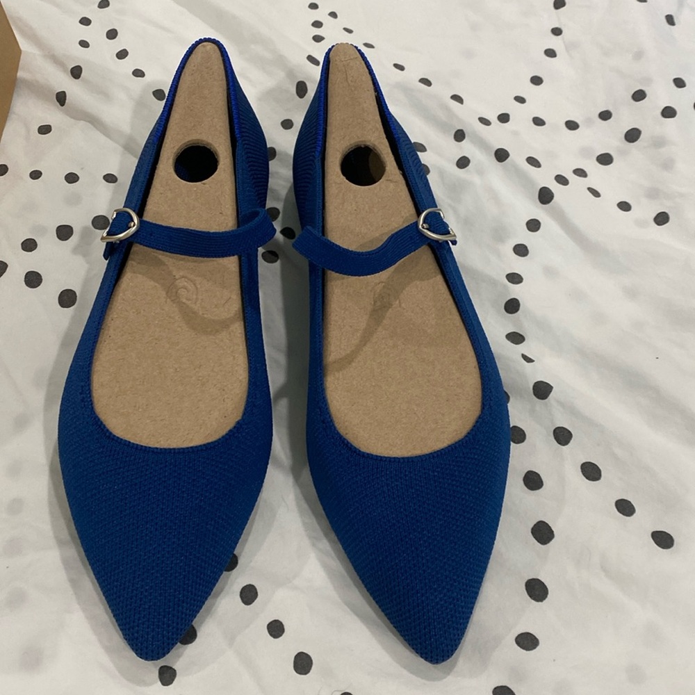 Brand new never worn and still in the box! The Pointe Mary Jane ll Bluebell